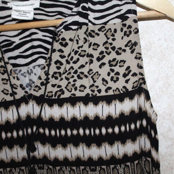 Beach lunch lounge Women's Bathing Suit Cover Up- Animal Print Size Small - Picture 6 of 14